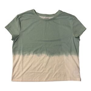 🔥4/$25 Old Navy Girls Short Sleeve Sleep Top Green Tie Dye